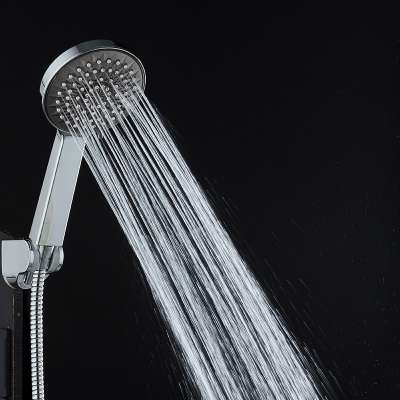 Hot selling 3 function chrome ABS plastic bathroom aquadyne shower head shower  Environmental shower