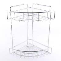 Metal Popular Two Layer  Rack Shower Caddy for  Bathroom